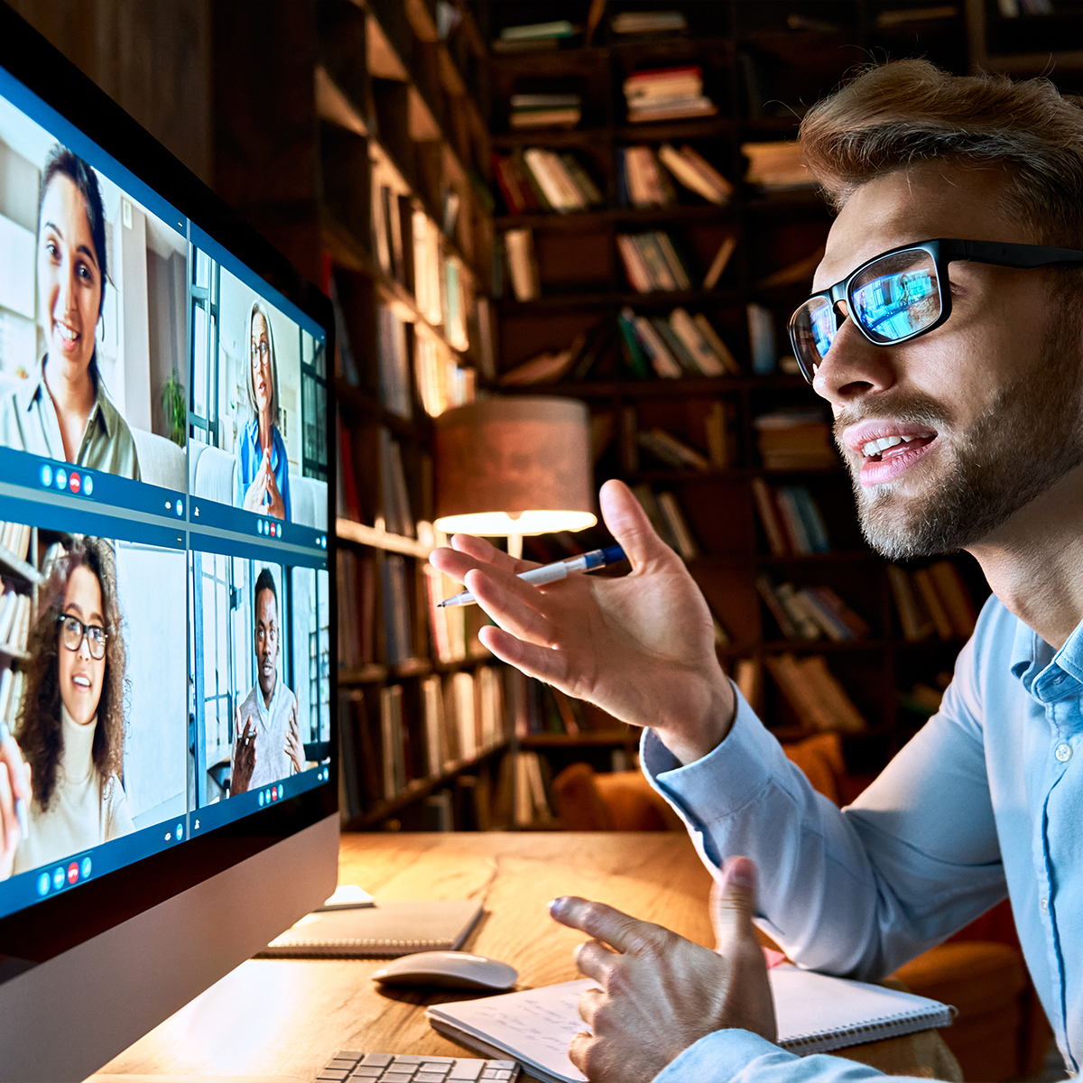 man wearing sunglasses